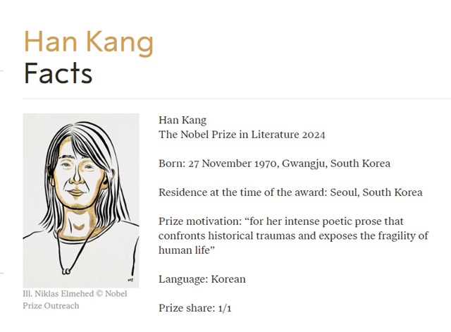 소설가 한강의 사주와 관상: 천재 작가는 타고나는가